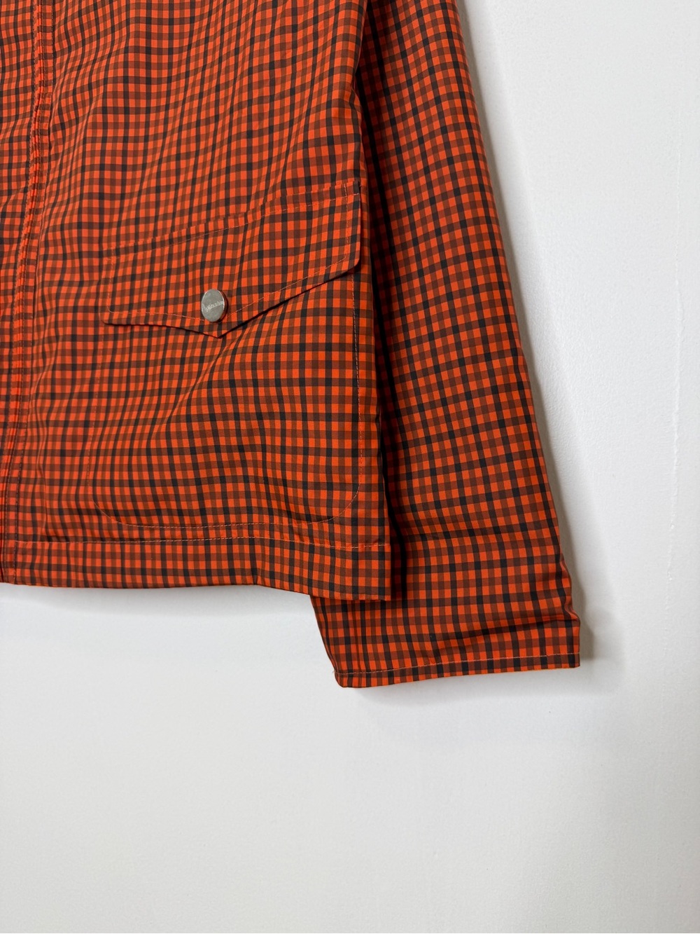 Vintage Aquascutum London Reversible Harrington Full Zip Jacket Womens 8 Orange - Picture 3 of 10